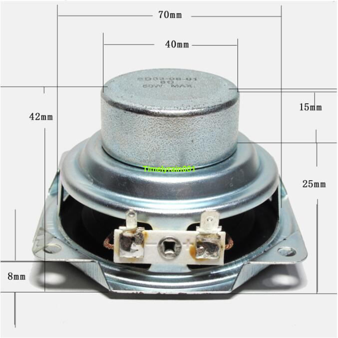2pcs 3"inch 4Ω 20W~50W Subwoofer Speaker Neodymium Loudspeaker For harman/kardon