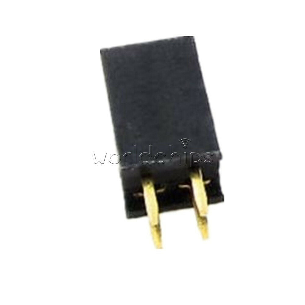 20Pcs 2.54mm 2x2Pin Double Row Female Straight Header Pitch Socket Pin Strip