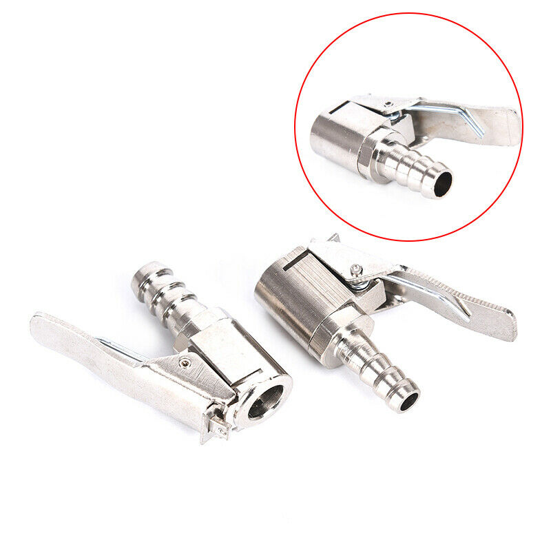 6mm Auto Air Pump Chuck Clip Inflator Valve Connector Clamp Tire Repair Tool Tt