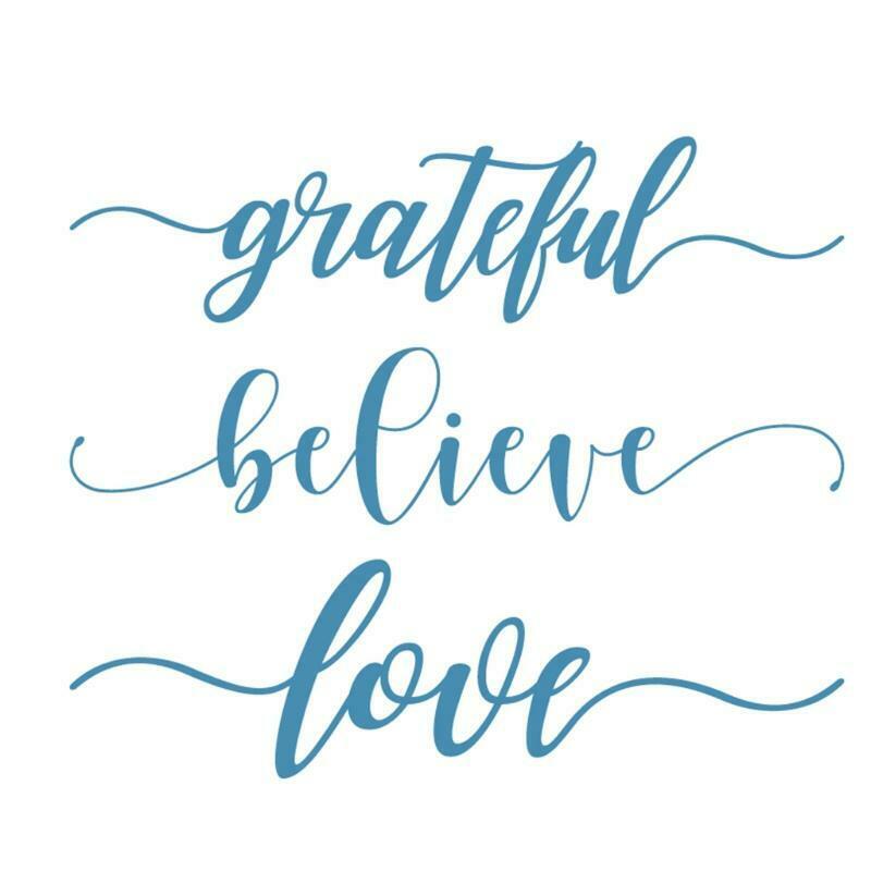 Believe Love Self-Adhesive Silk Screen Printing Stencil Painting Wood T-Shirt