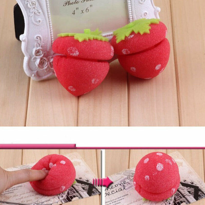 6Pcs Magic Hair Curlers Rollers Curler Soft Sponge Foam Balls Curling Rol.l8