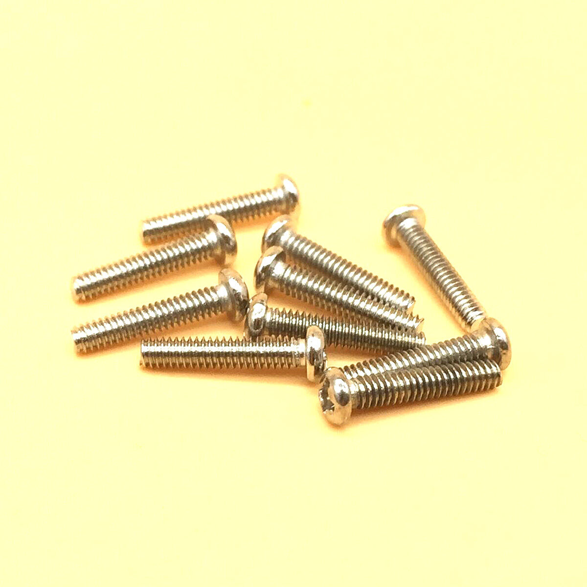 M1 x 0.25 (pitch) x 5mm Stainless Steel Phillips Pan Head Screw 10Pcs [M1]