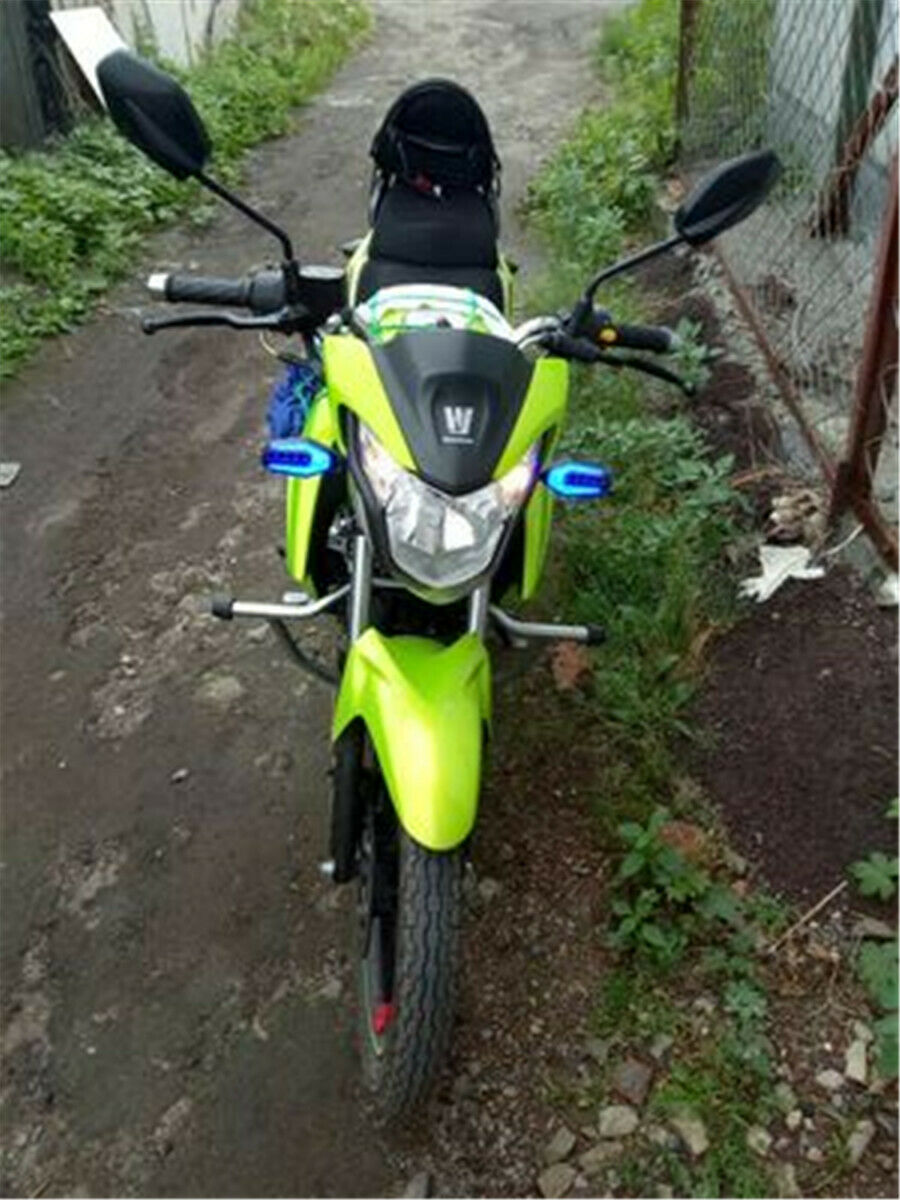 Motorcycle Bikes Modified Turn Signals DRL Turn Lights LED Daytime Running Lamps