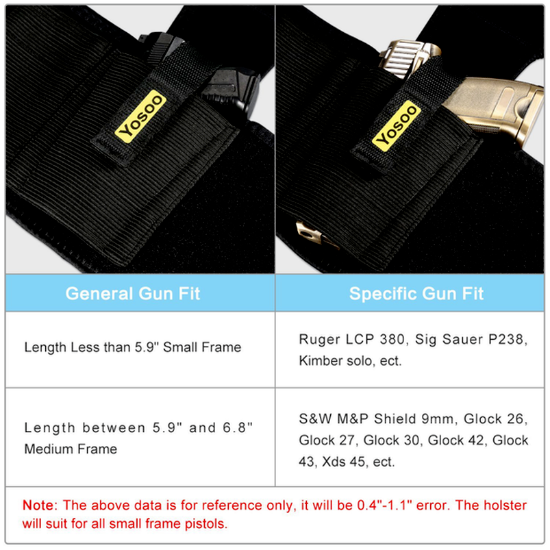 Concealed Ankle Holster Leg Holder For G17/19/22/23 9mm Hidden Carry x1