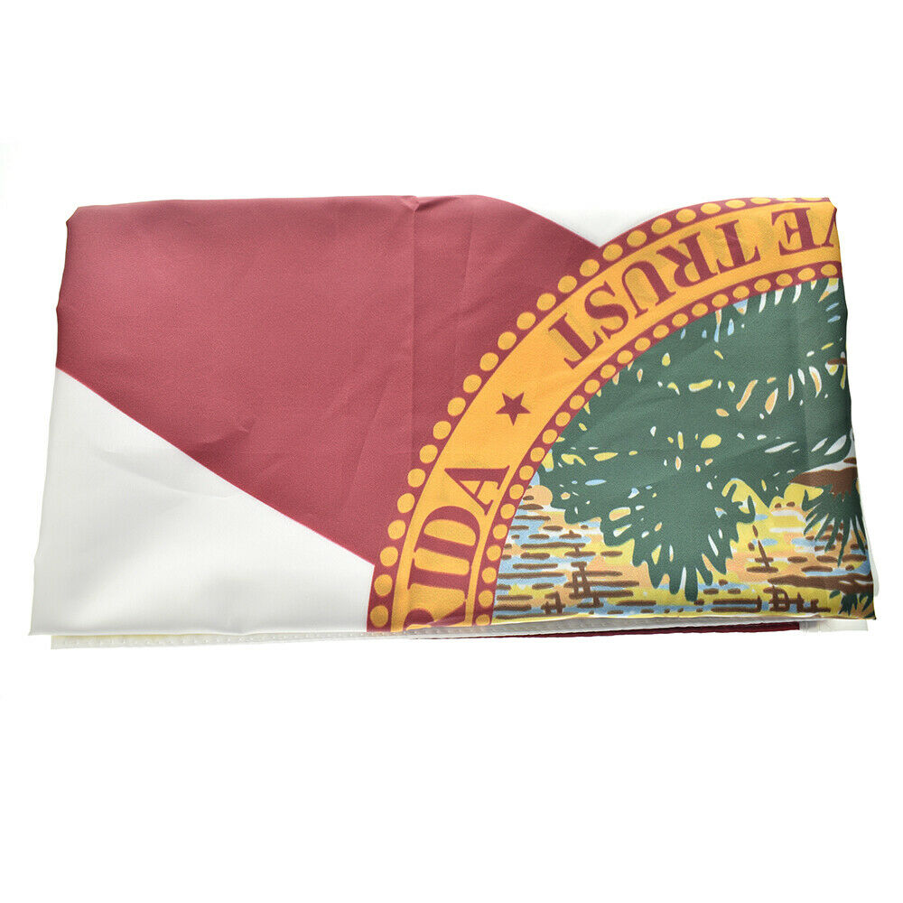 3x5 Florida Double Sided 2 ply Sewn Super Polyester Flag 3'x5' House Banner