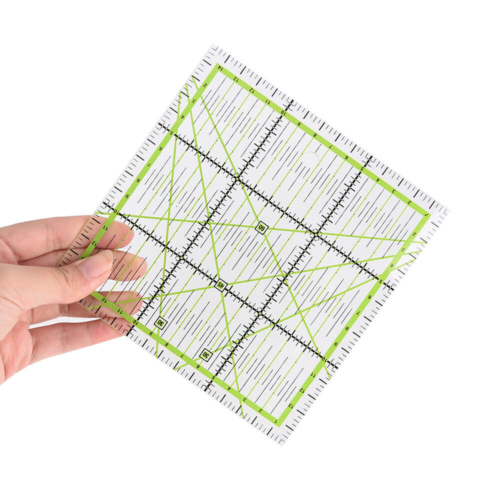 15*15cm Transparent quilting sewing patchwork ruler cutting tool tailor DIY SJ