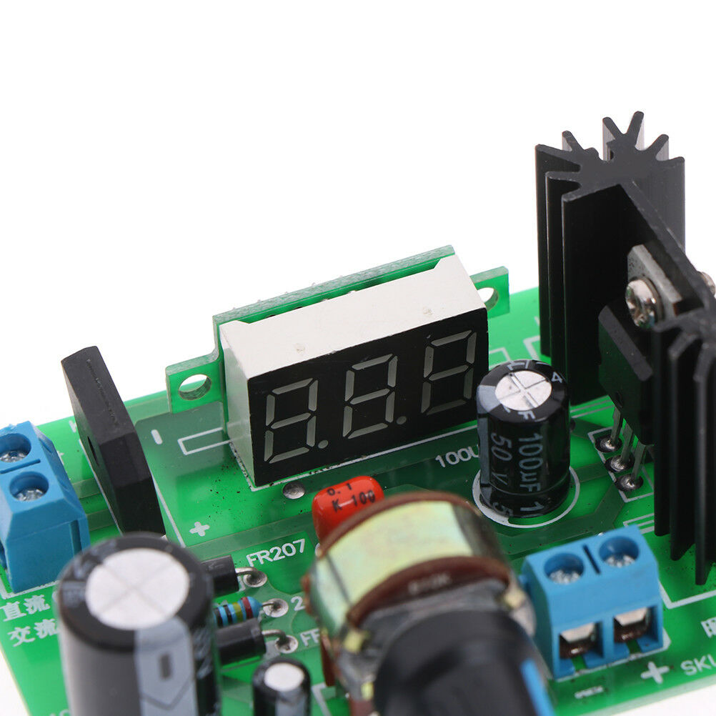 LED display LM317 Adjustable Voltage Regulator Step-down module AC/DY1