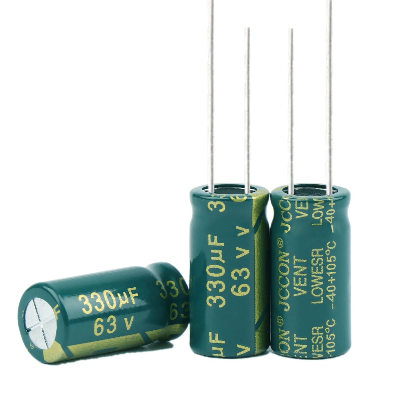 10pcs 63v330uf Aluminum electrolytic capacitor Switching power adapter 10x20mm