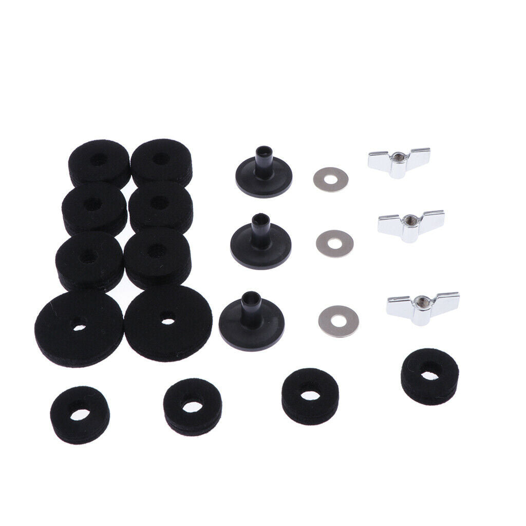 1 Pack Cymbal Spare Parts, Felt Cymbal Sleeves for