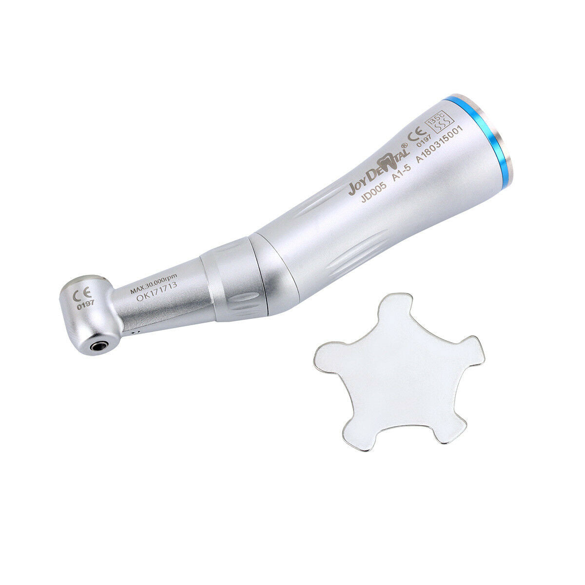 5 X NSK Style Dental Low Speed Contra Angle Handpiece Push Button Internal Water