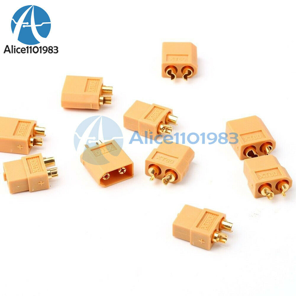 1Pair XT60 Male & Female Bullet Connectors Plugs For RC LiPo Battery