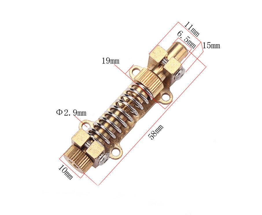 Brass Guitar Tremolo Arming Adjuster Tremolo Bridge Stabilizer Stopper Kit