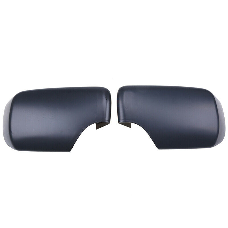 2Pcs Door Side Mirror Cover Cap Matte black For BMW E46 E39 325i 330i 525i 530i