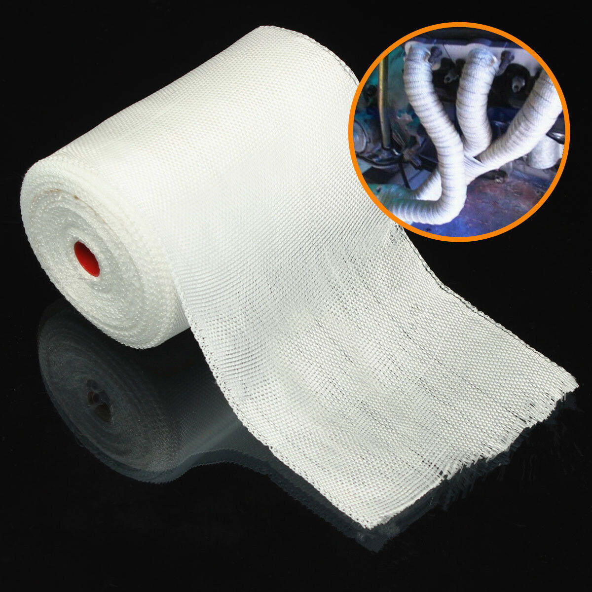 Fiberglass Cloth Tape E-Glass 2" wide 33 Yards (50mm x 30m) Fiber Plain Weave