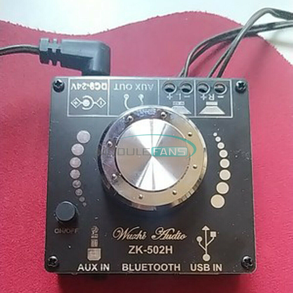 TPA3116D2 HIFI Digital Power Amplifier Board 50WX2 Stereo AMP Bluetooth 5.0 USB