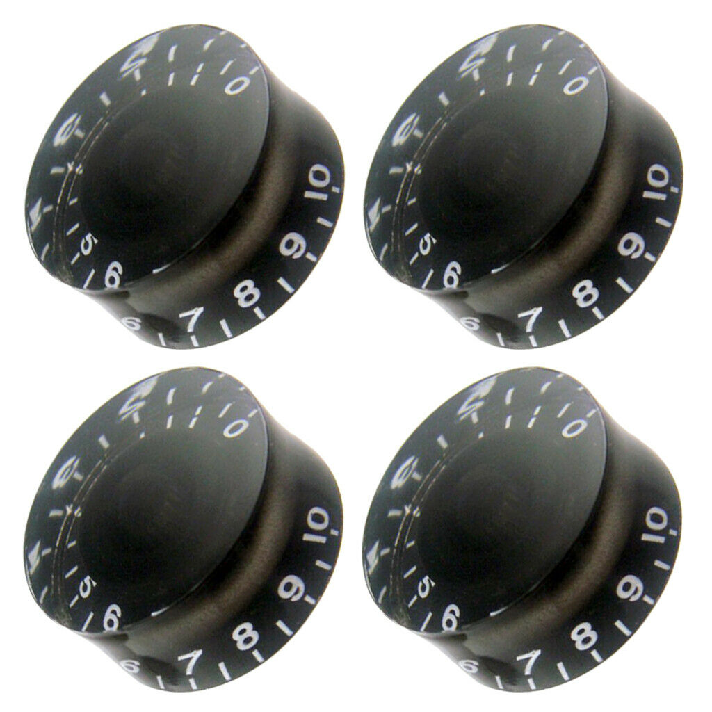 4pcs Speed Knobs Guitar Tone Volume Control Knobs for Gibson LP Electric Guitar