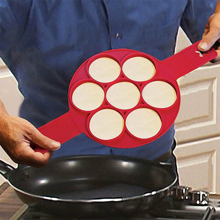 Silicone Mold 7 Blinis Pancakes Omelettes Others for Cooking À La Stove New