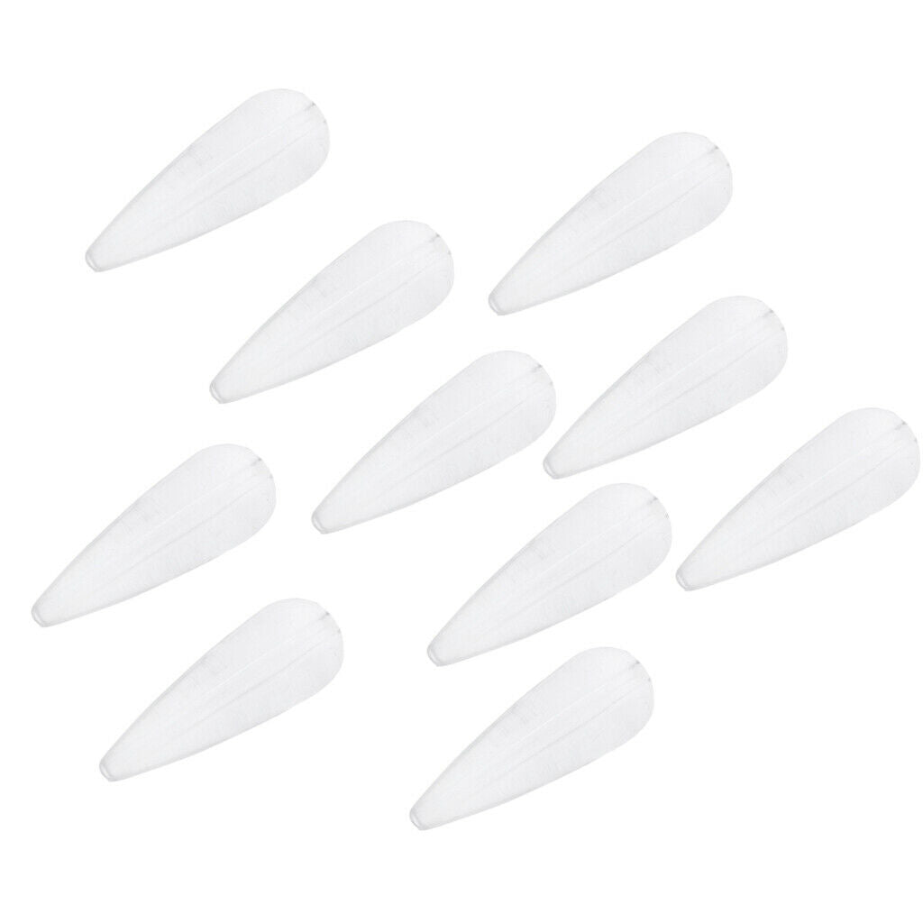 Pack of 10 Clear Sinking Bombarda Float 3.5g Sbirolino Floats Sea Fishing