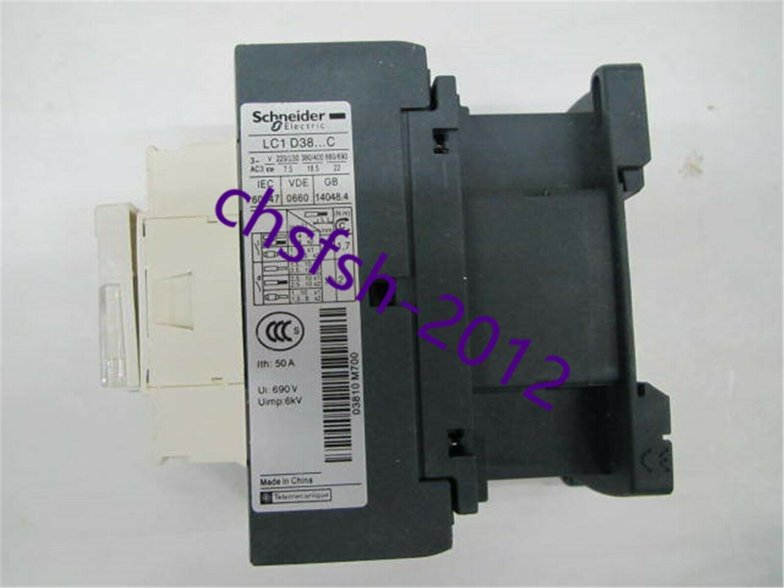 1 pcs New IN Box Schneider LC1D38B7C  AC Contactor