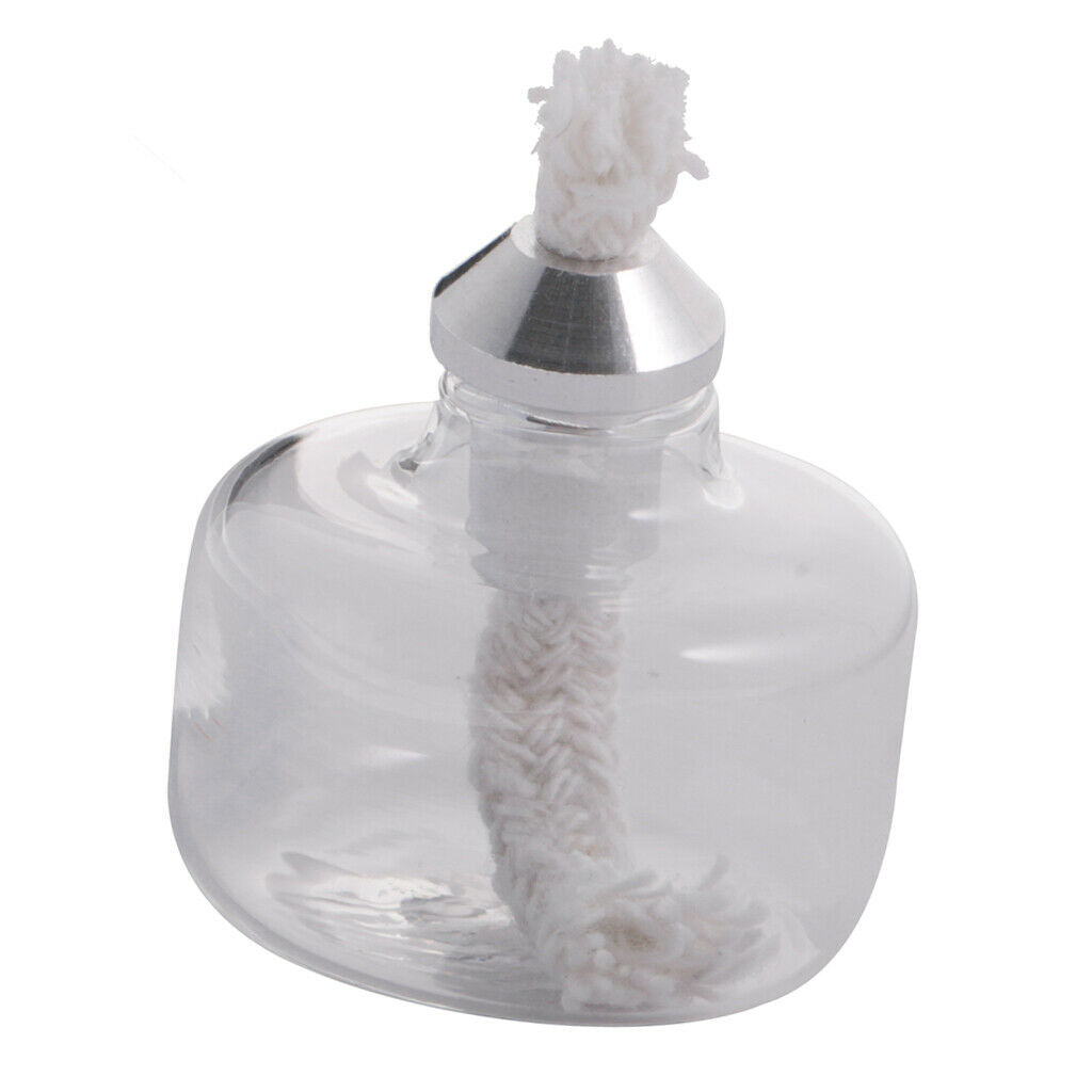 Stirling Alcohol Lamp Clear Glass with Wick 8ml Exquisite Lamp Accessories