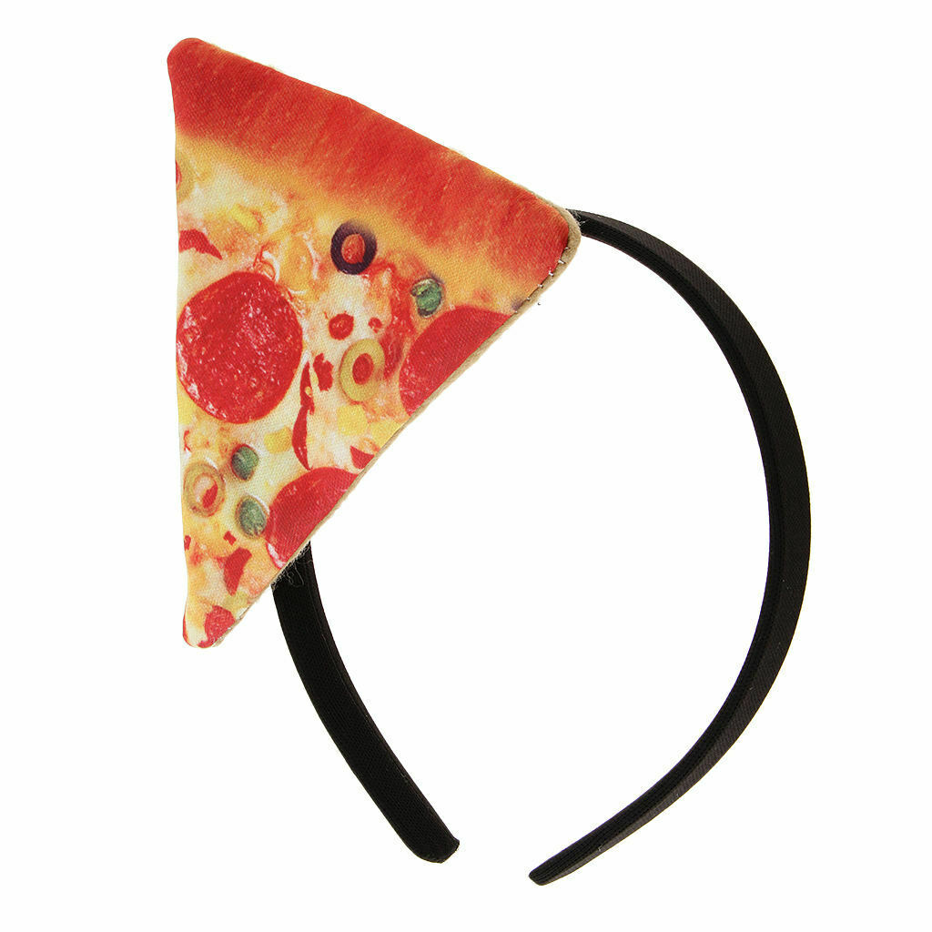 Pizza Headband Women Girls Halloween Fancy Dress Party Costume Hairband Gift