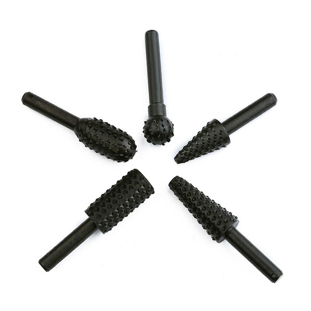 Milling cutter set 5 pcs. Rotary Burr 1/4 '' Tungsten Carbide Cutter Grinder