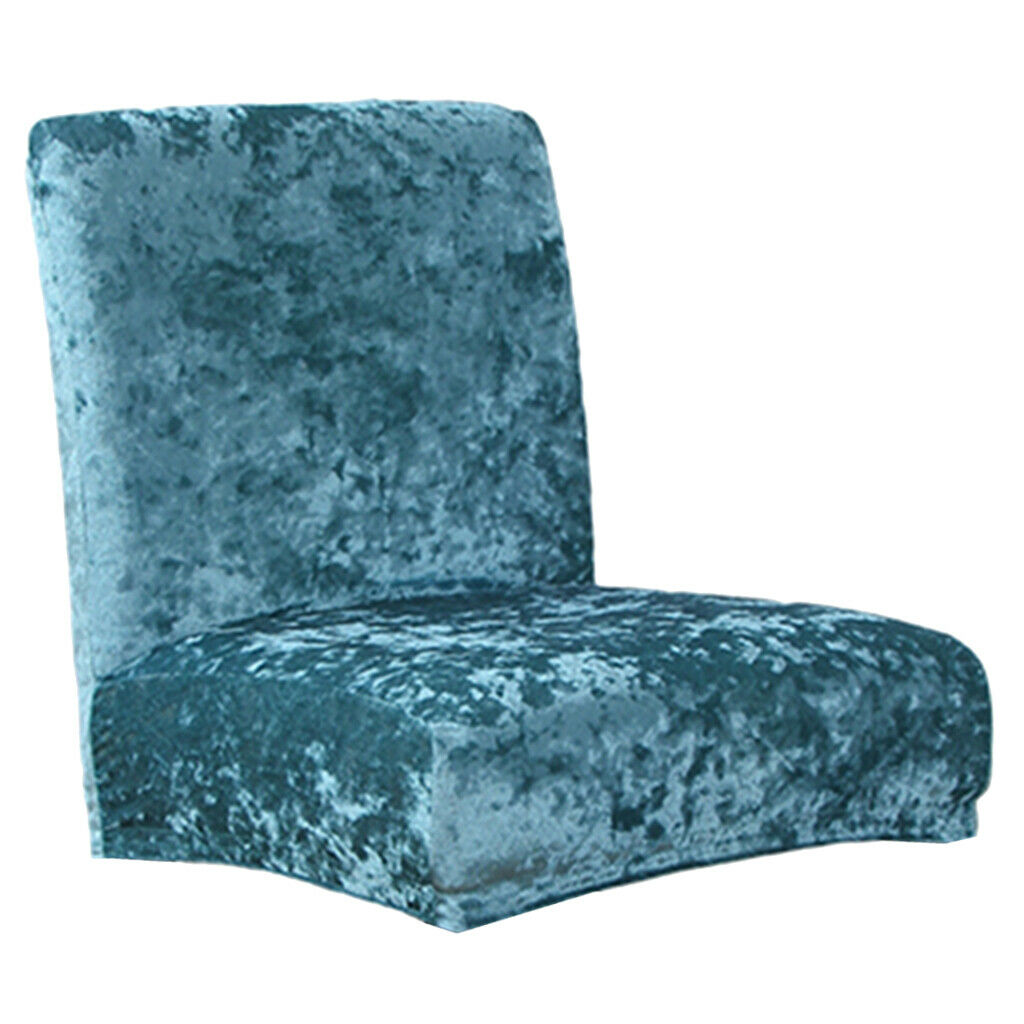 2x Spandex Short Back Dining Room Chair Seat Cover for Wedding Banquet Party