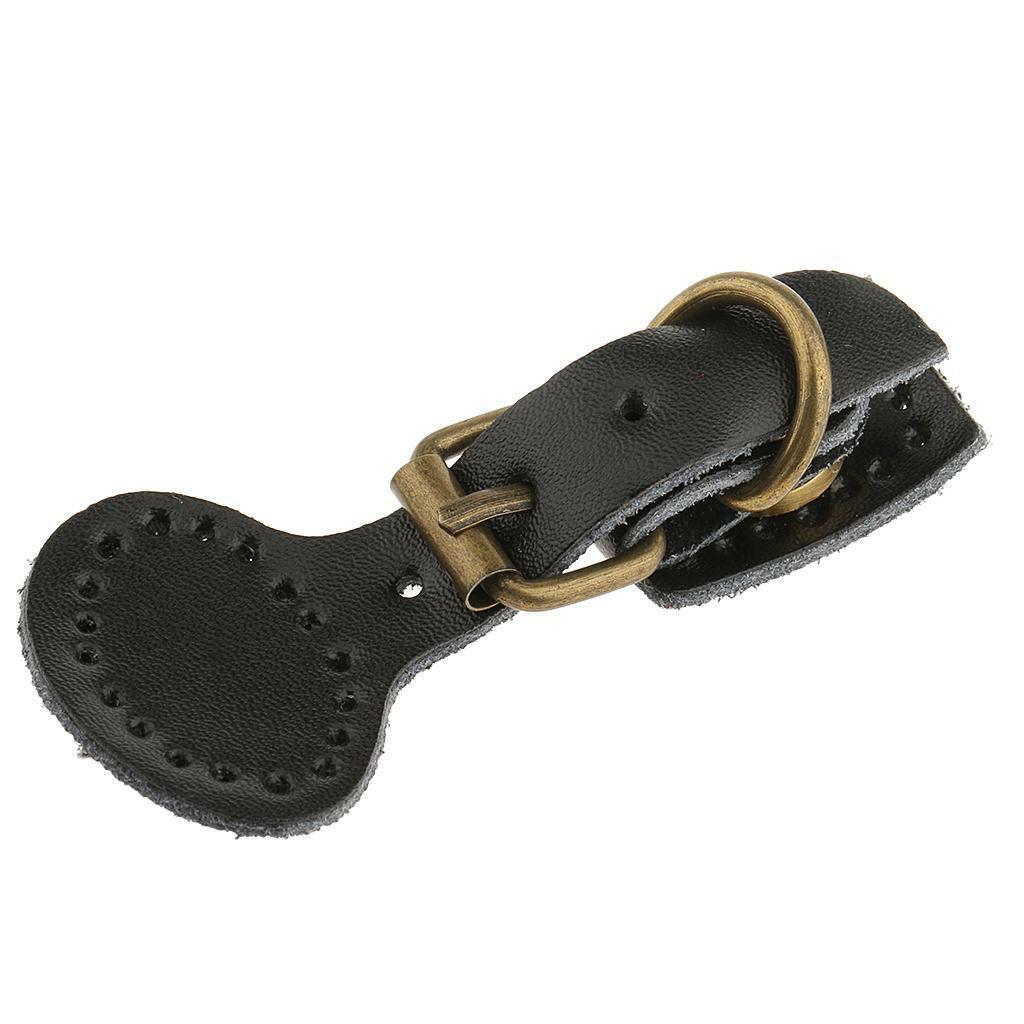 4 Set Leather Buckles Bag Making Fastener Magnetic Snap Sew on Retro Clasps