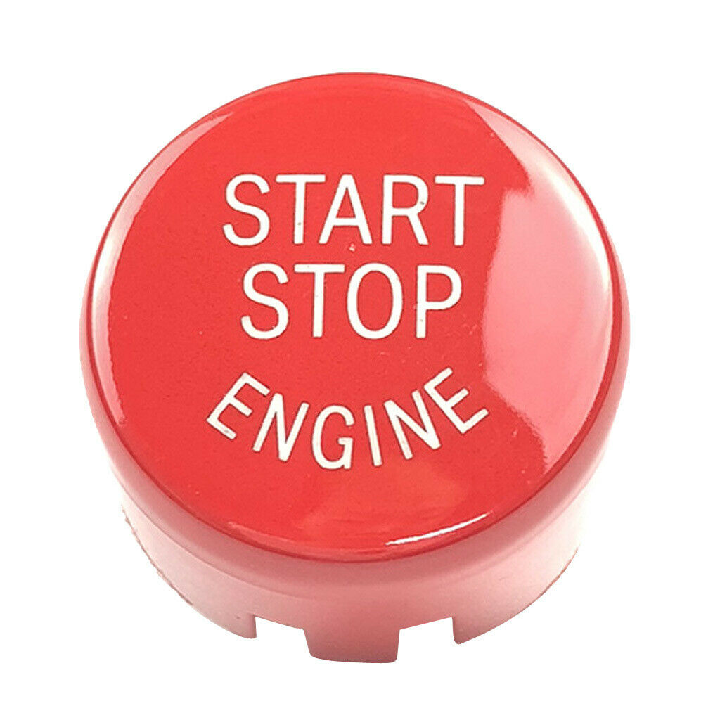 0.98 '' Engine Start Stop Button Cover Decor For BMW F / G Chassis Red + Black