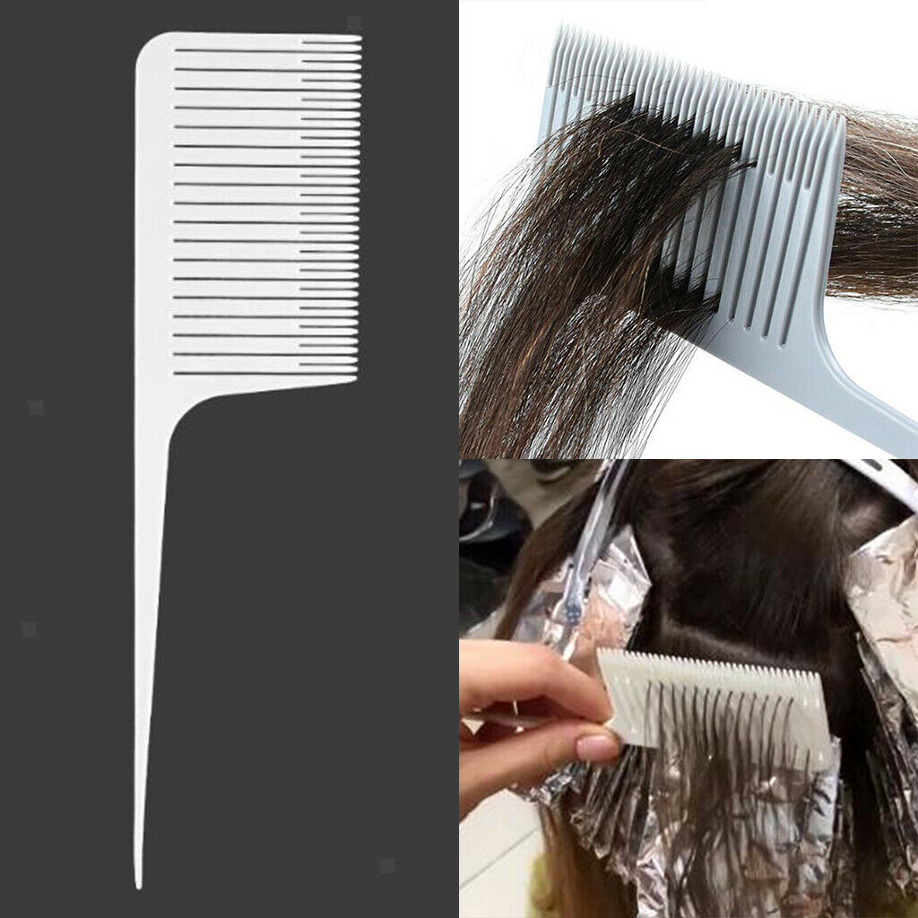 10 Pcs ABS Weaving Highlighting Foiling Hair Comb for Hair Coloring Combs
