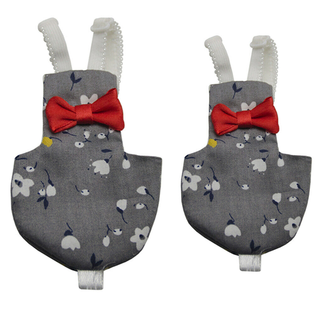2 x Adjustable Bird Diaper Flight Suit Thin and Light Diaper Nappy with Flowers