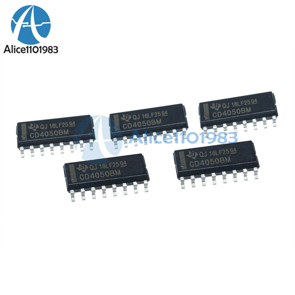 50PCS IC HCF4050M013TR HCF4050 BUFF/CNVRTR HEX N-INV 16SOIC ST NEW