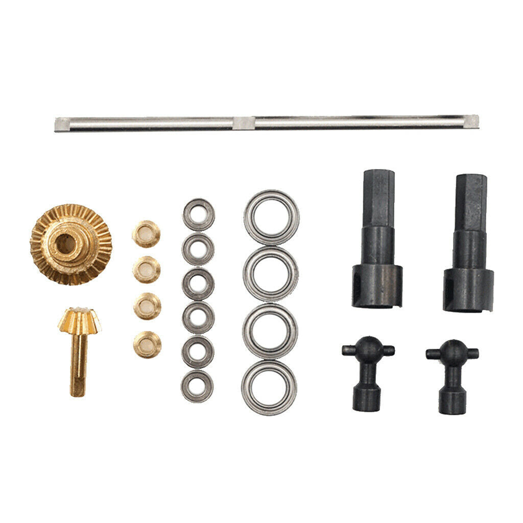 RC Metal Front Shaft W/ Accessories Set For 1/16 4WD  Truck Parts