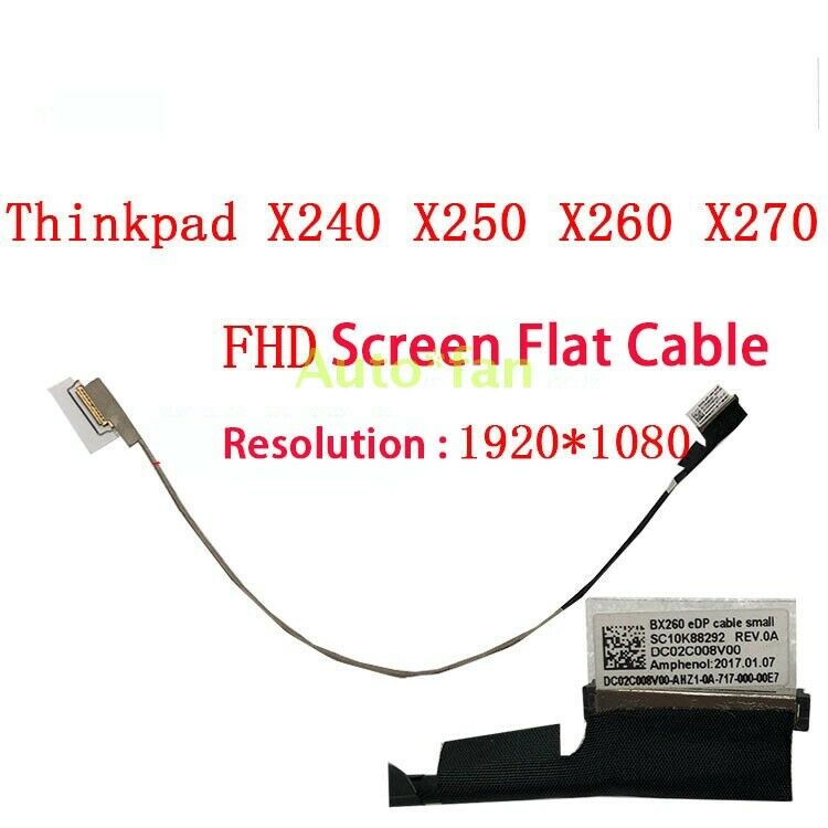 Brand New 01AV932 FHD Screen Flat Cable For Lenovo Thinkpad X240 X250 X260 X270