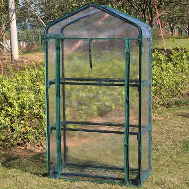 3 Tier Greenhouse PVC Cover Garden Plants Grow House Bag Heat preservation