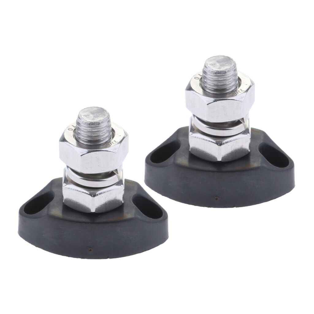 2 Packs Replacement Junction Block Stainless Steel Terminal Stud 8mm M8