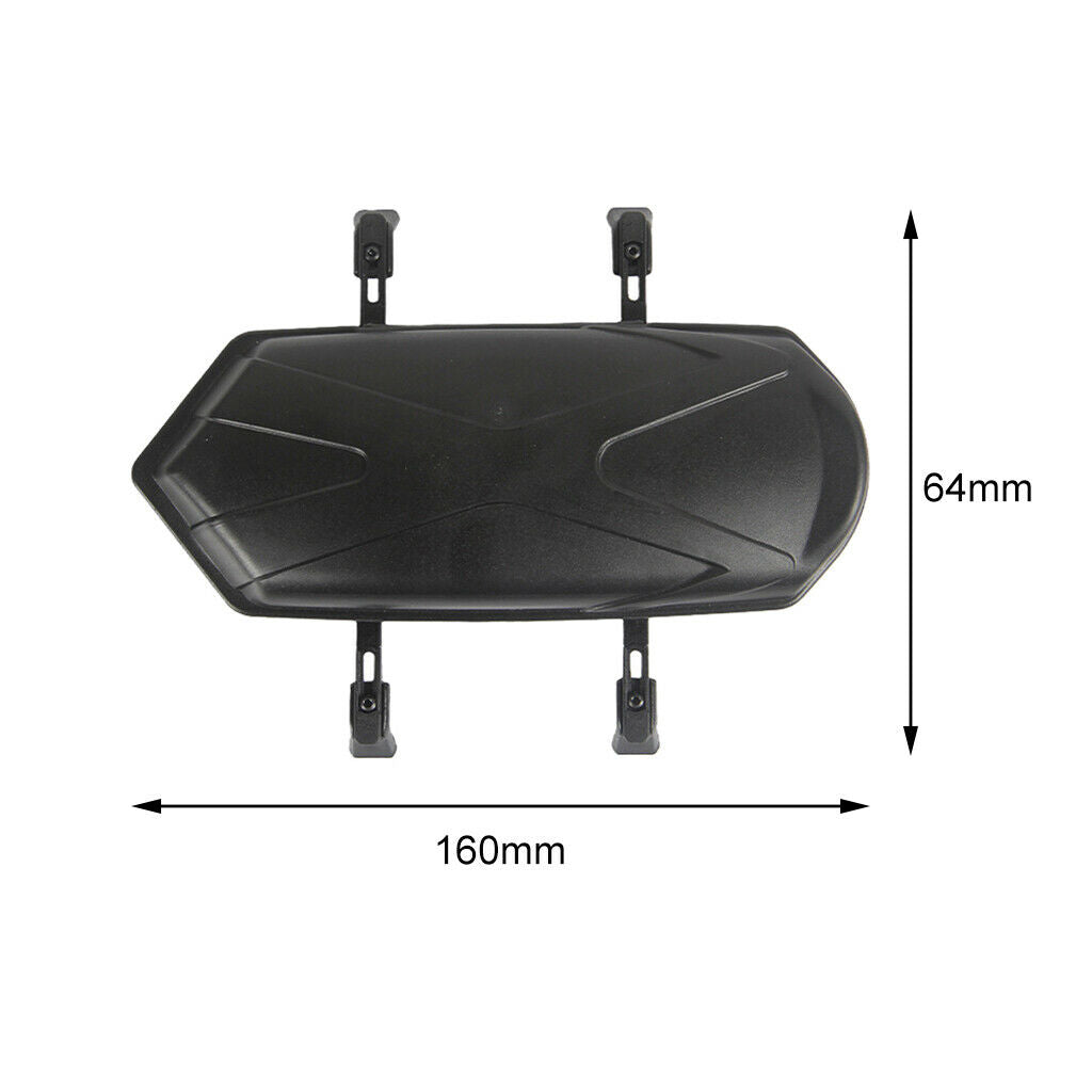 ABS Upgrade RC Car Roof Trunk Luggage Suitcase Roof Luggage Box with Rail 1/12