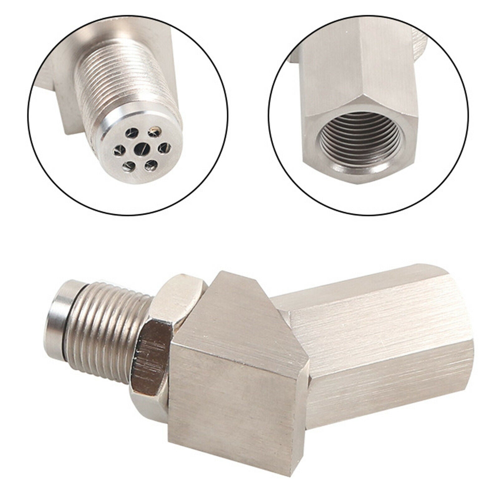 Car O2 Oxygen Sensor Extender 45 Degree O2 Sensor Spacer M18 x 1.5 for Cars