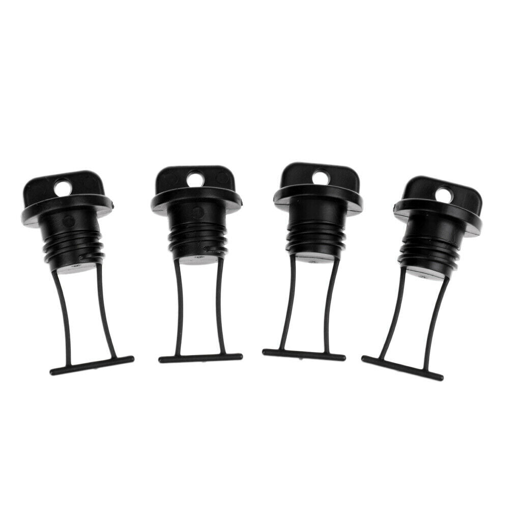 2pc Kayak Pull Carry Handle + 4pc Hull Drain Plug Bung for Kayak Canoes Boat