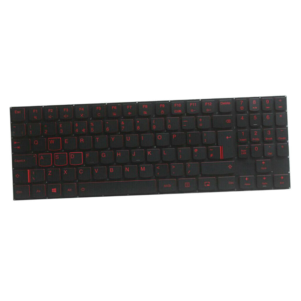 Laptop UK Layout Keyboard for Lenovo Y520 Y520-15IKB R720 R720-15IKB Black