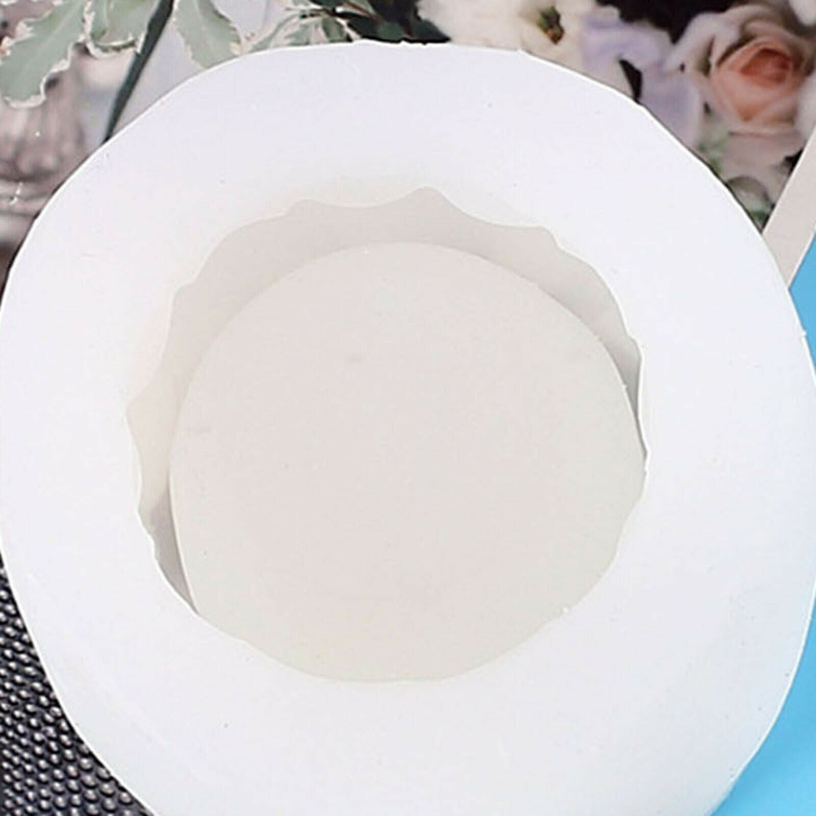 Silicone Flower Pot Mold Planter Tea Light Holder Ashtray Clay Mould DIY