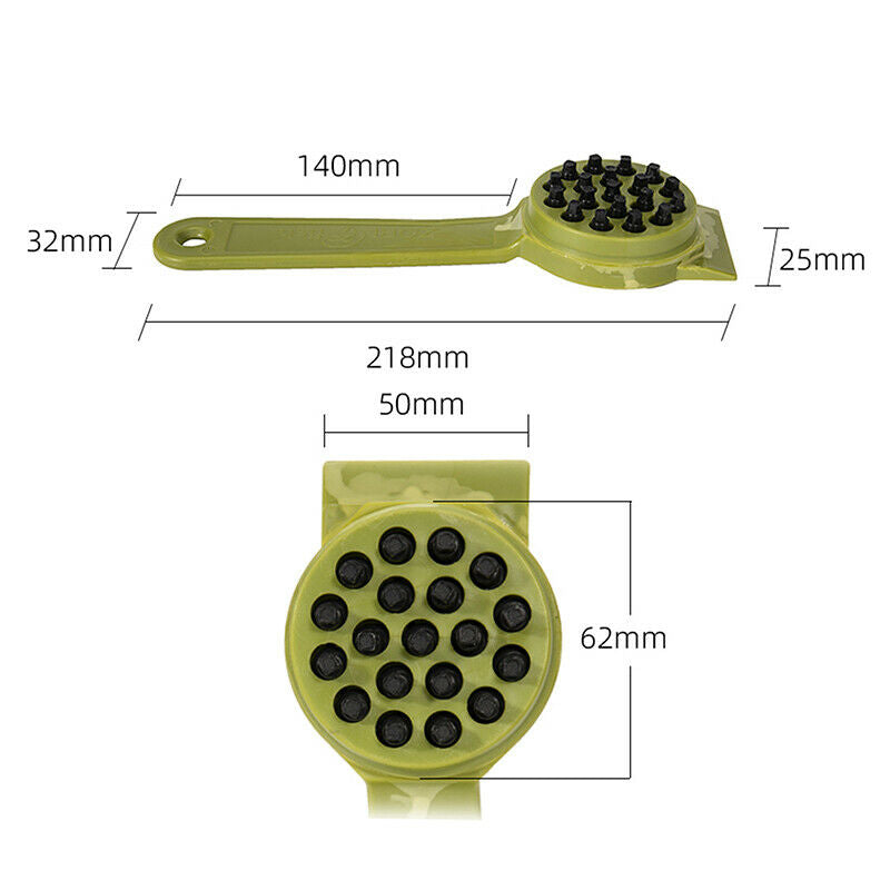 Fish Scale Scraper Wear-Resistant Handheld Fish Scale Peeler Fishing ToolsBDAU