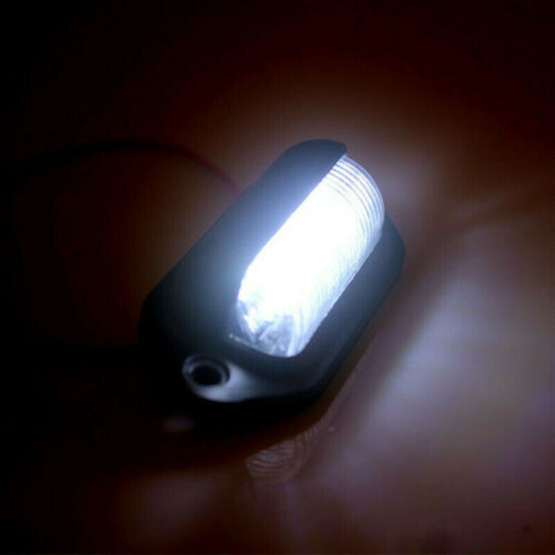 2x Chrome 6 LED License Plate Tag Light Lamp for Truck SUV Trailer Van Universal