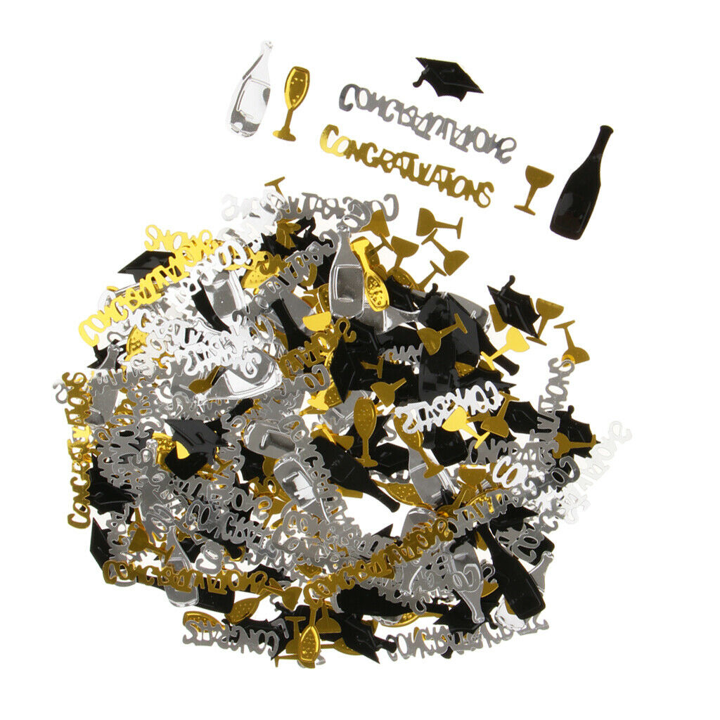 Congratulation Champagne Cup Scatter Confetti Grad Party Decor