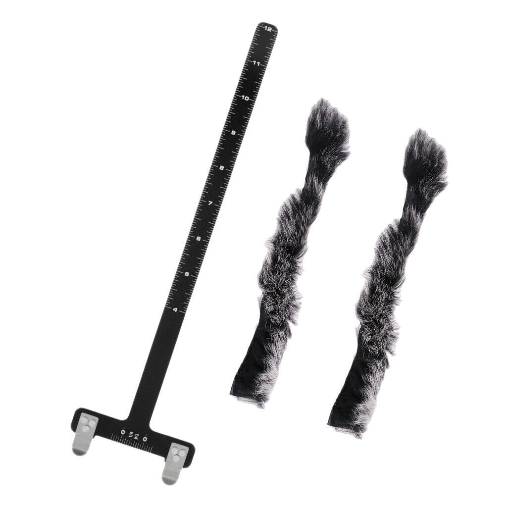Archery Bow Square Ruler Bow String Silencer Dampener for Compound Bow
