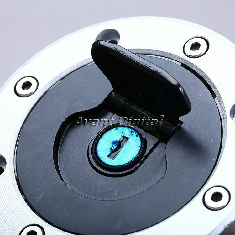 Car CNC Aluminum Gas Fuel Tank Cap Cover Fit for Suzuki GSXR600 2003 2002 2001