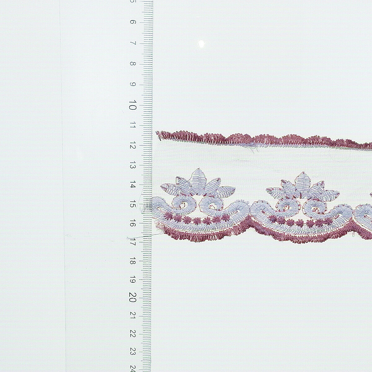 2 Yds Embroidery Lace Trim Floral Ribbon DIY Garment Wedding Dress Sewing Edge