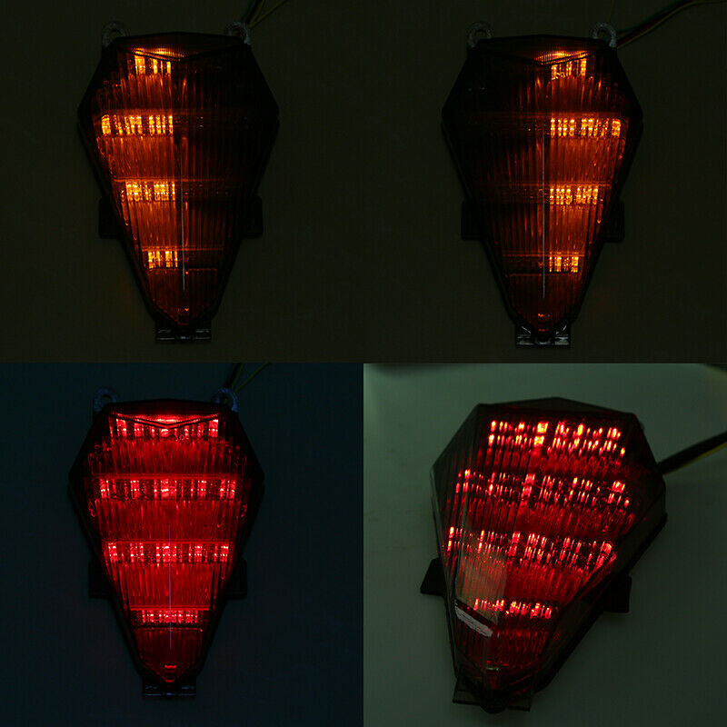 Rear Brake Stop Tail Light LED Turn Signal Light ABS For Yamaha YZF R6 2006-2007
