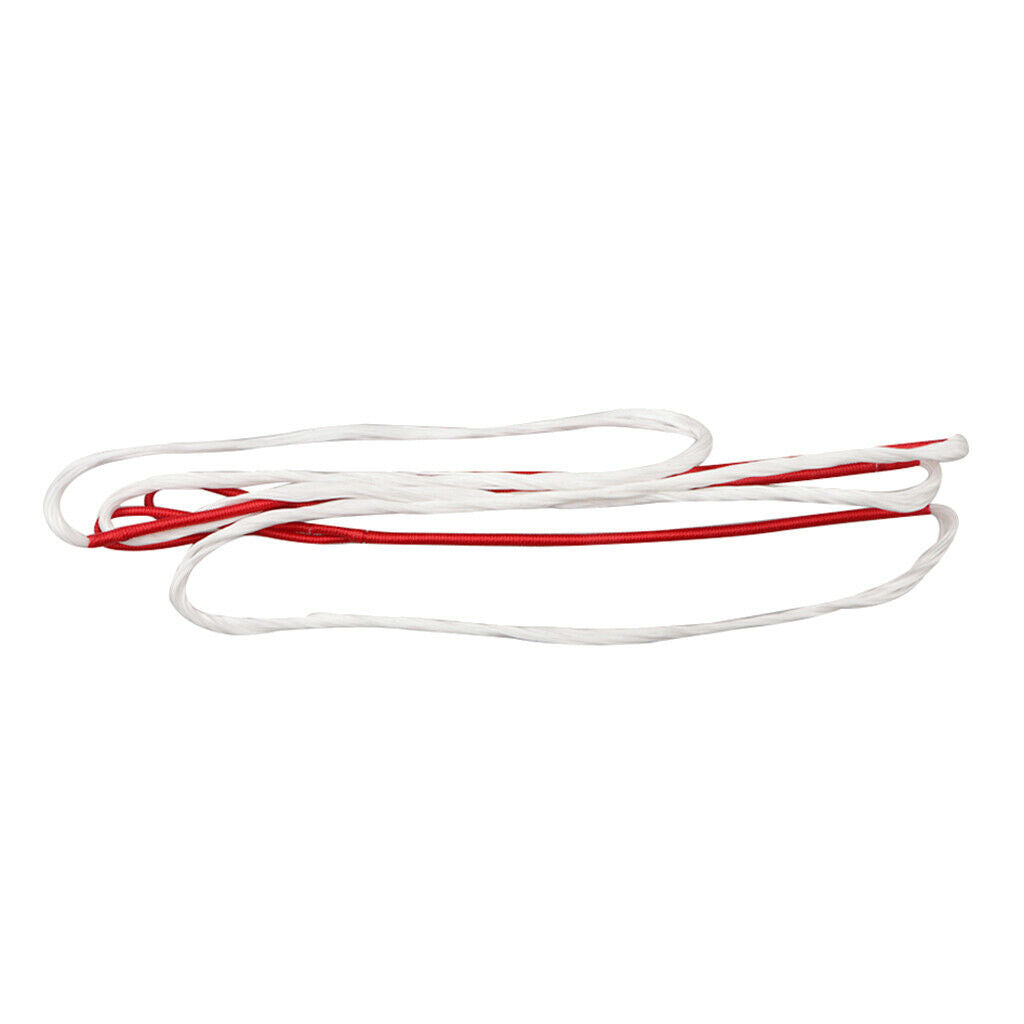 Dacron Bowstring Bow String Replacement For Recurve Bow Longbow Red White 163cm