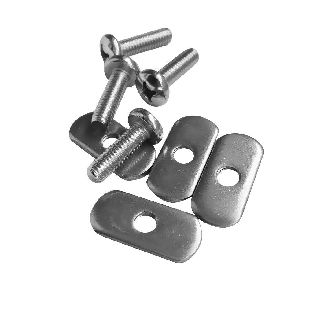 24" Kayak Aluminum Slide Track Rails DIY Screws Accessories for Kayak Canoes